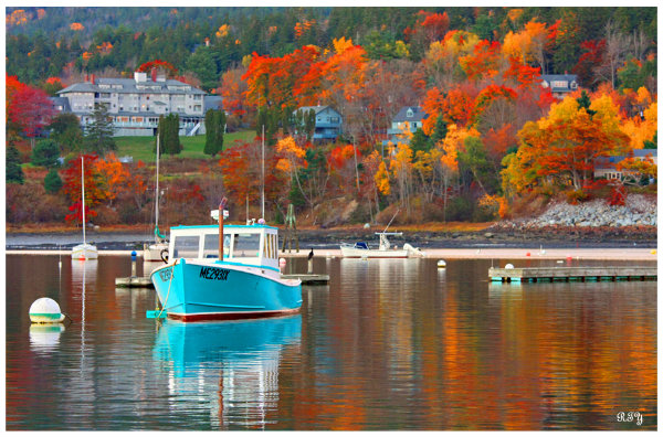 fall boating